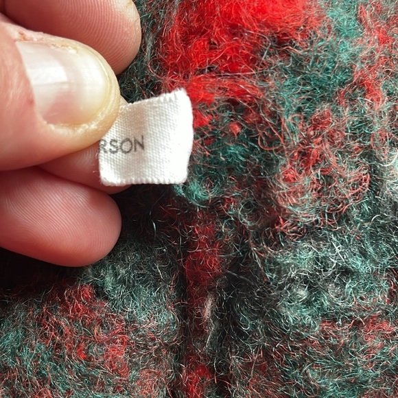 Retro Severson Tam Beret Wool Red Pom Hat Scotland Bagpipe Winter Prep Academia - Picture 10 of 15